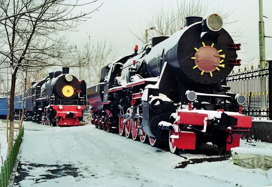 Tashkent's Railway Museum: Steam Locomotives in the Open Air